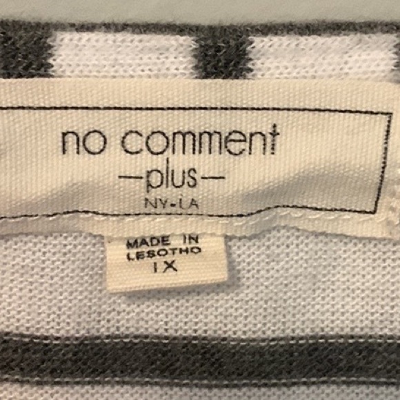 No Comment Plus top - Picture 2 of 2